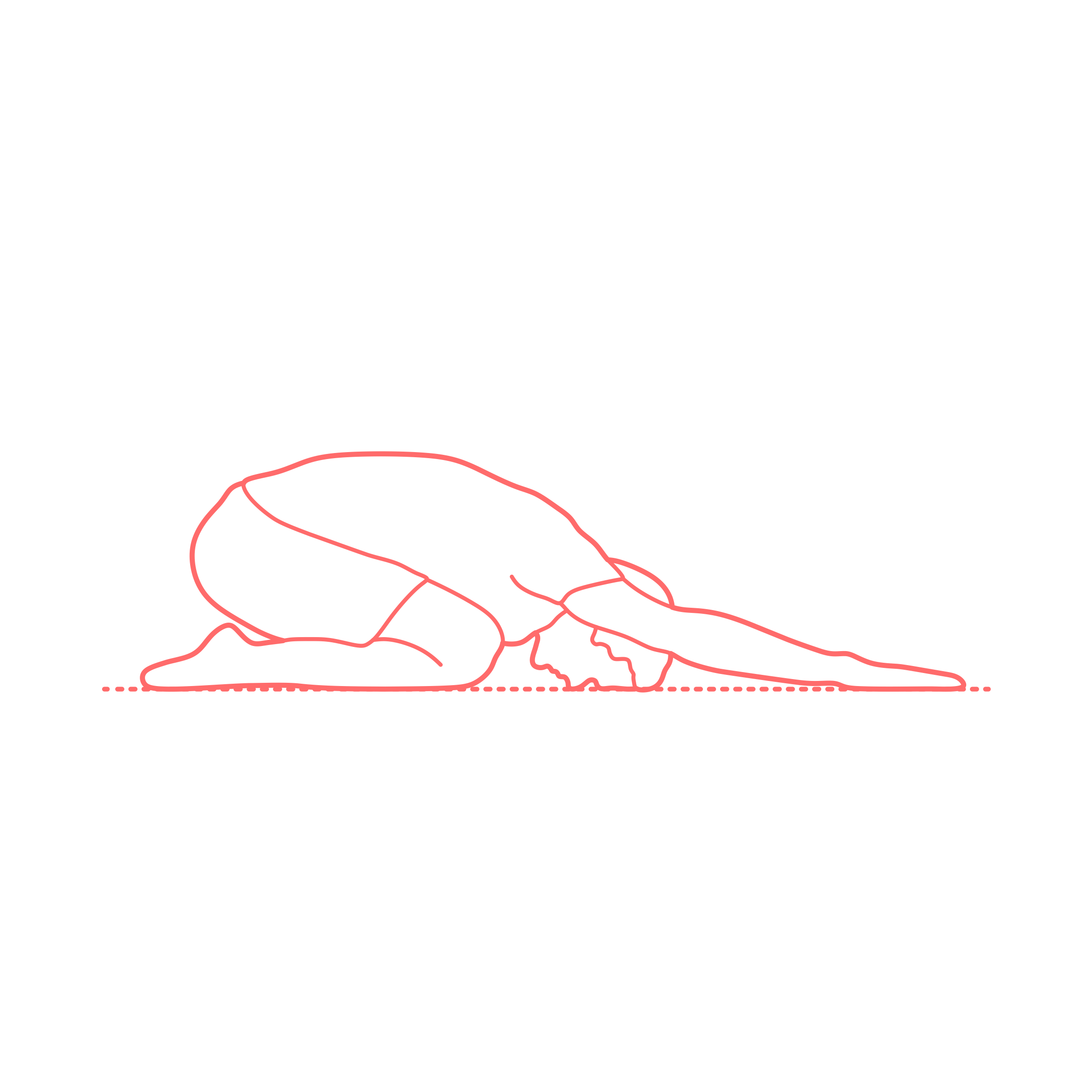 Humans Yoga Poses Childs Pose Tracing Svg Vector Free Vectors